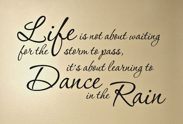 Wall quote rain dance cynical #2 free wallpaper for desktop - medium preview image