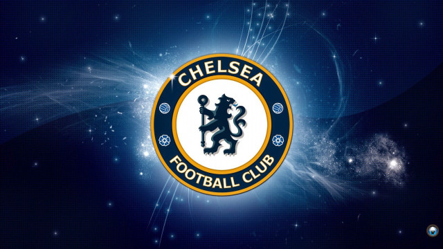 Chelsea logo blue background stars free wallpaper for desktop - medium preview image