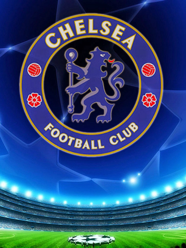 Soccer stadium blue yellow logo free wallpaper for mobile - medium preview image