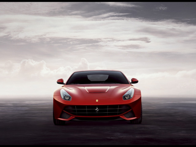 Red sports car open area free wallpaper for desktop - medium preview image