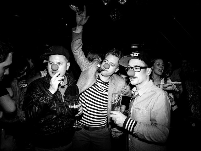 Party clown noses group fun free wallpaper for desktop - medium preview image