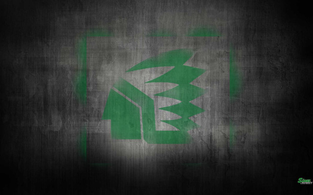 Green black wallpaper logo black free wallpaper for desktop - medium preview image