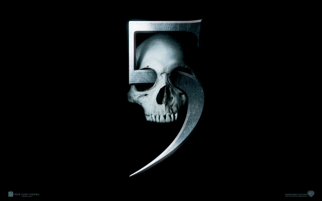 Skull knife mouth dark background free wallpaper for desktop - medium preview image