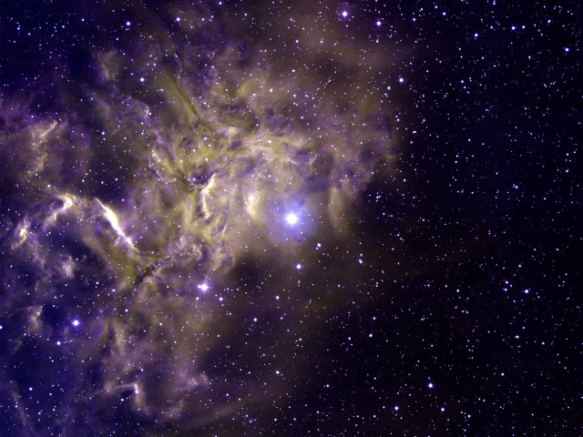 Large star night sky bright free wallpaper for desktop - medium preview image