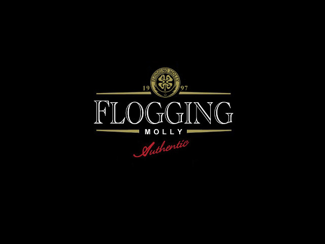 Black background red white logo free wallpaper for desktop - medium preview image