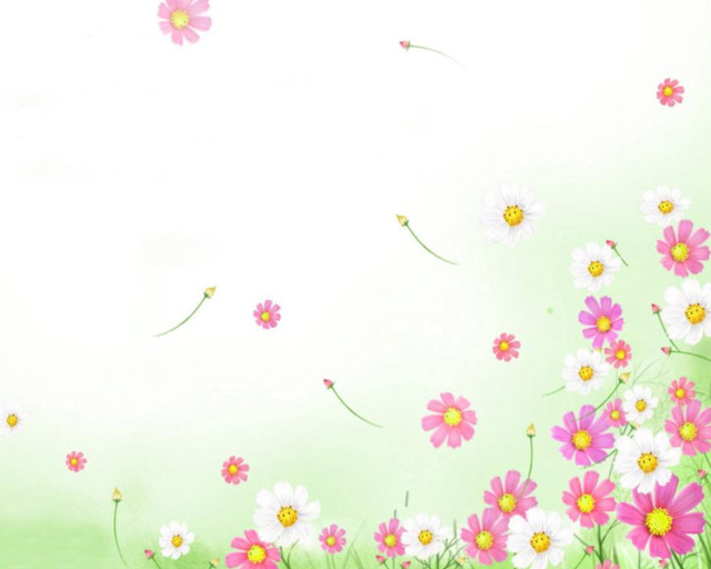 Flower field sky background pink free wallpaper for desktop - medium preview image