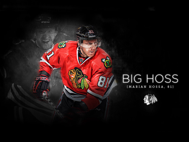 Hockey player red jersey black free wallpaper for desktop - medium preview image