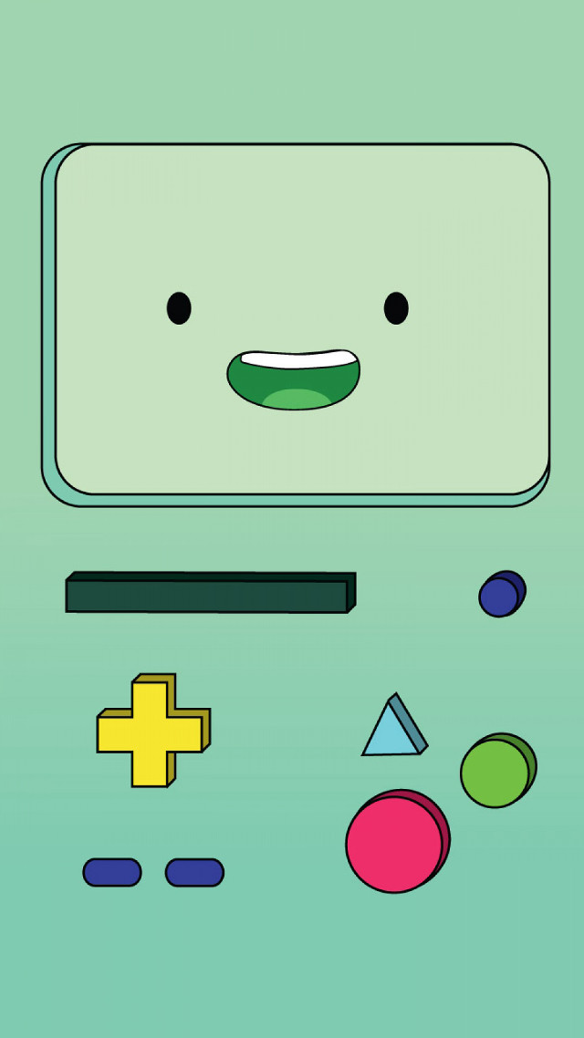 Cartoon character green blue yellow free wallpaper for mobile - medium preview image