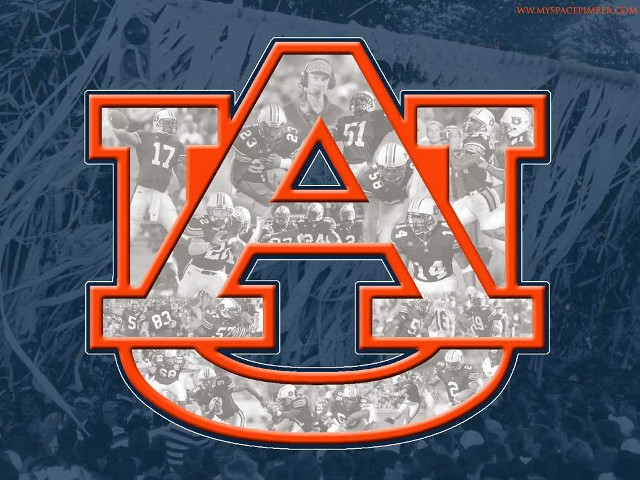 Auburn football team logo players free wallpaper for desktop - medium preview image