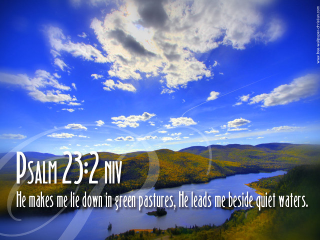 Lake sky bible verse reflection free wallpaper for desktop - medium preview image