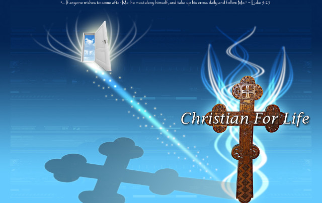 Cross light message illumination faith free wallpaper for desktop - medium preview image
