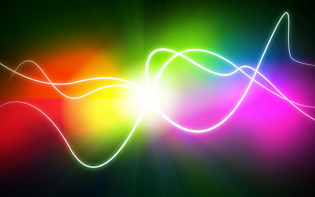 Colorful background wave light black free wallpaper for desktop - medium preview image