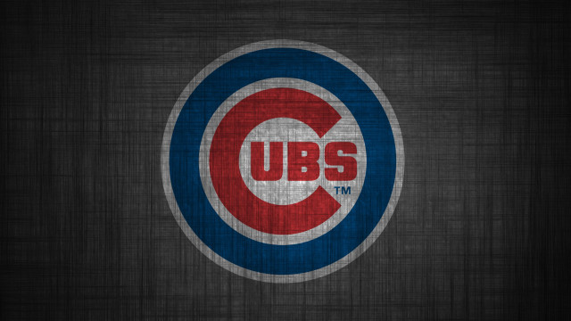 Cubs logo black grungy red free wallpaper for desktop - medium preview image