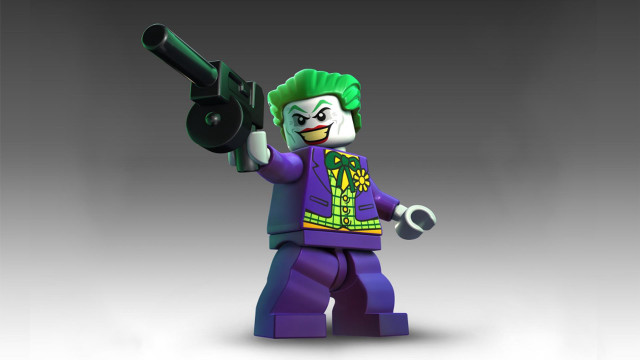 Lego batman character holding gun free wallpaper for desktop - medium preview image