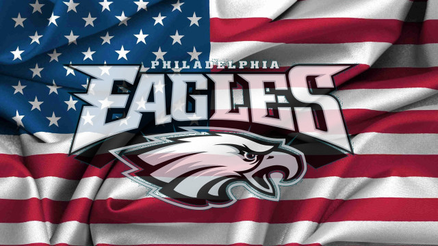 Philadelphia eagles flag eagle logo free wallpaper for desktop - medium preview image