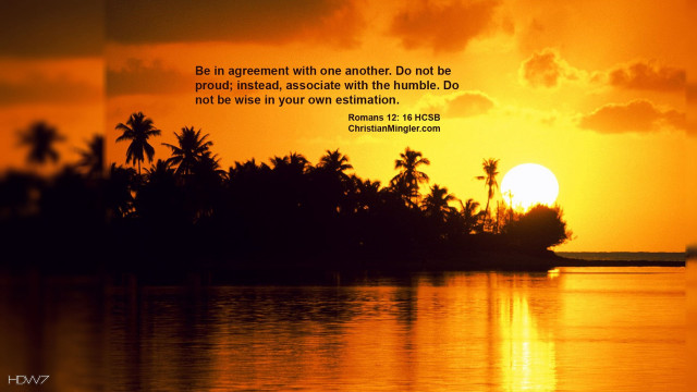 Sunset quote agreement humility pride free wallpaper for desktop - medium preview image