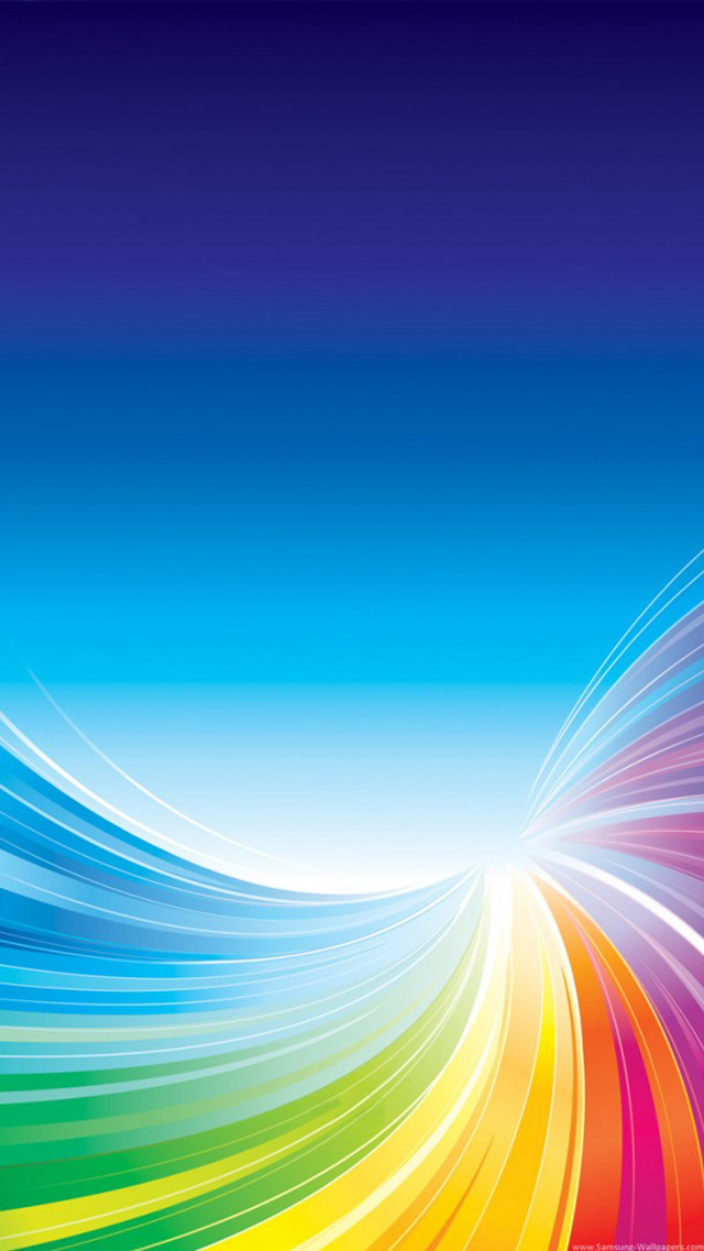 Colorful background wave colors blue free wallpaper for mobile - medium preview image