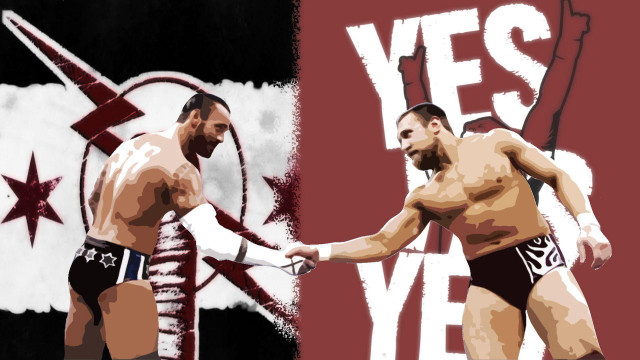 Wrestlers handshake flag stars sports free wallpaper for desktop - medium preview image