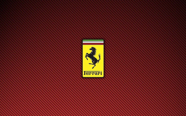Ferrari logo red background red free wallpaper for desktop - medium preview image