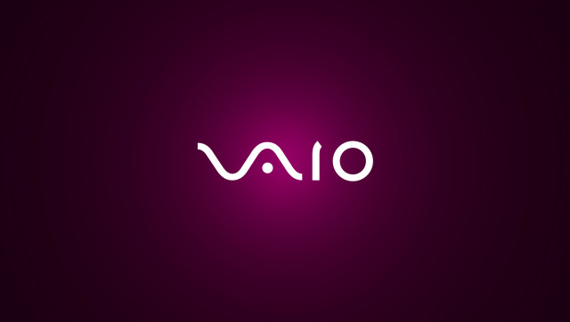 Purple background vaio white image free wallpaper for desktop - medium preview image