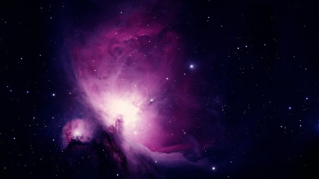 Purple blue space stars cluster #2 free wallpaper for desktop - medium preview image