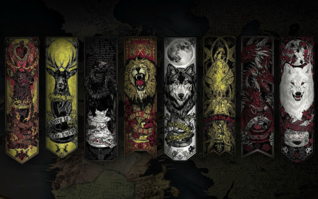 Colored skateboards wolf designs row free wallpaper for desktop - medium preview image