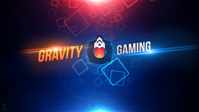 Rocket ship gravity gaming logo free wallpaper for desktop - medium preview image