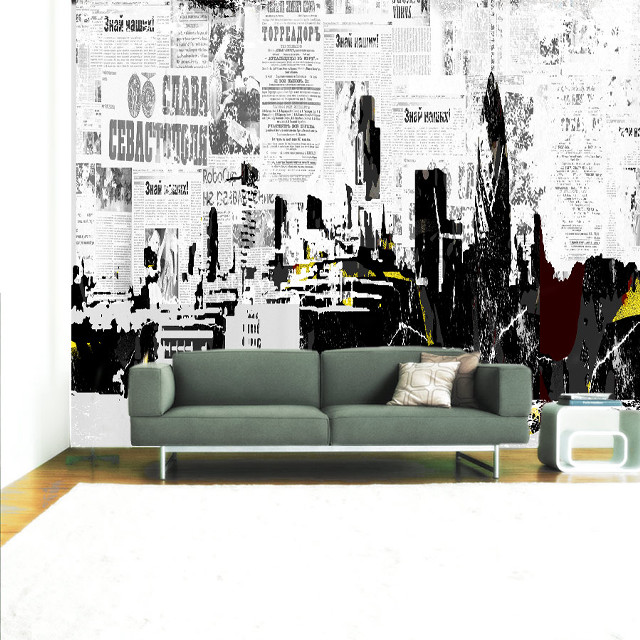 Living room couch newspaper wall free wallpaper for tablet - medium preview image