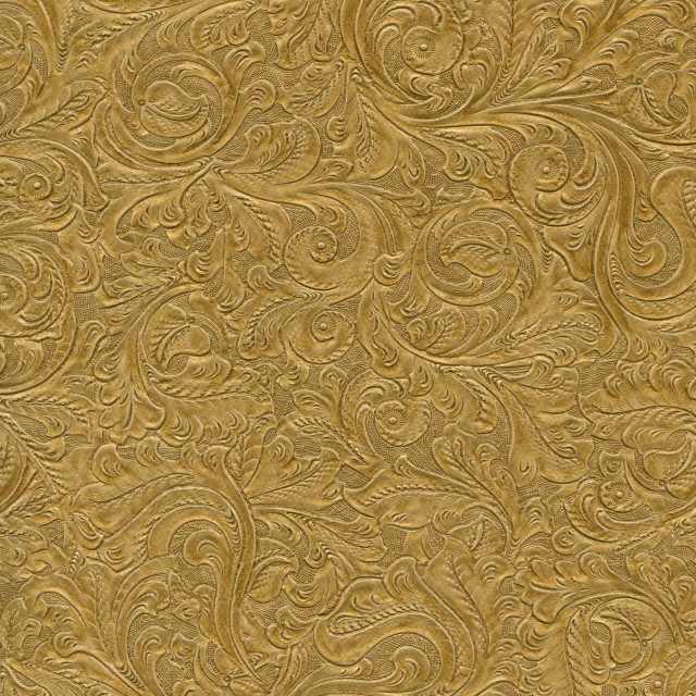Gold background swirls leaves pattern free wallpaper for tablet - medium preview image