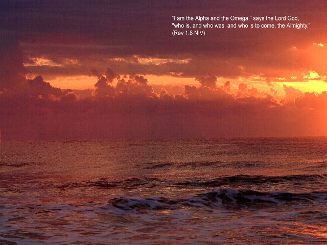 Sunset bible verse boat water free wallpaper for desktop - medium preview image