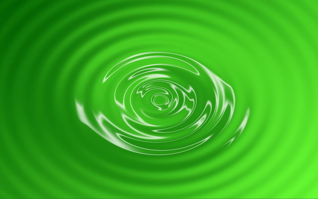 Green background circular design white free wallpaper for desktop - medium preview image
