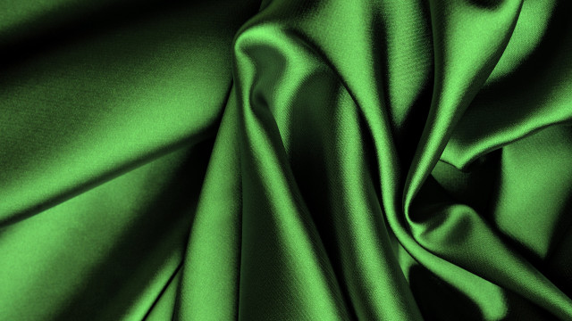 Green fabric soft surface folds free wallpaper for desktop - medium preview image