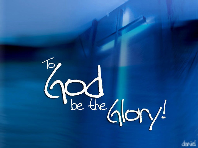 Blue background white lettering cross free wallpaper for desktop - medium preview image