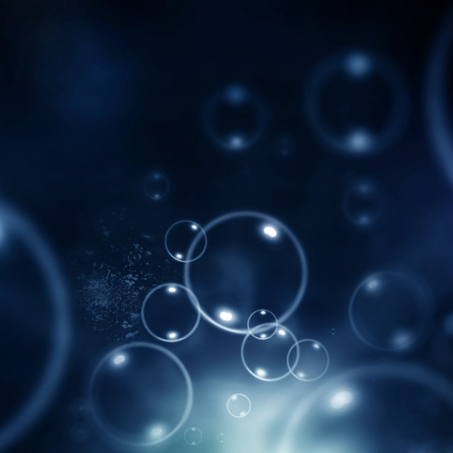 Blue bubbles blurry background blue free wallpaper for tablet - medium preview image