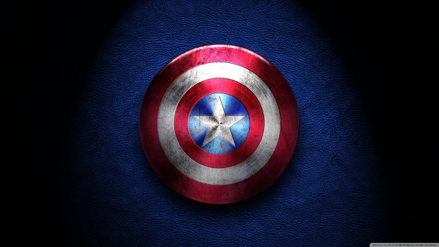 Captain america shield blue black #2 free wallpaper for desktop - medium preview image
