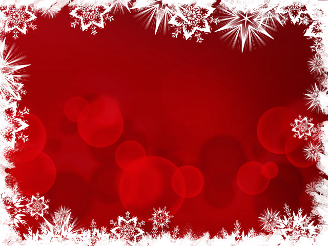 Red white christmas background snowflakes #2 free wallpaper for desktop - medium preview image