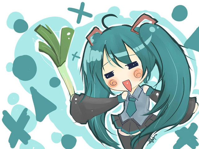 Cartoon girl long hair knife free wallpaper for desktop - medium preview image