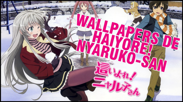 Anime characters snow wallpapers hayoreti free wallpaper for desktop - medium preview image