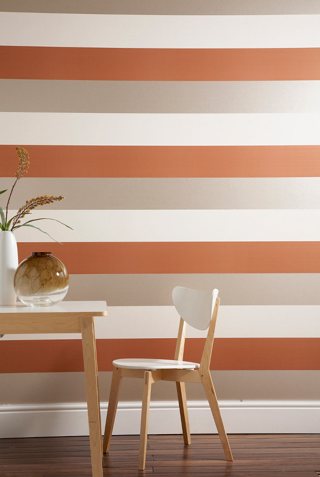 Chair vase table striped wall free wallpaper for mobile - medium preview image