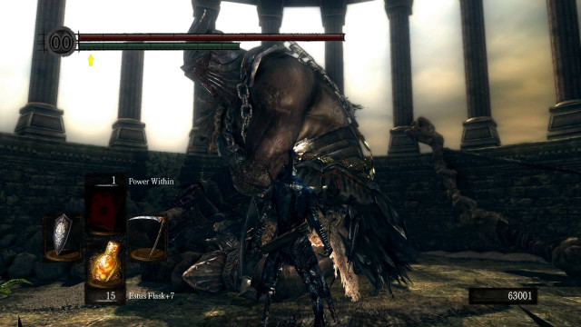 Giant creature game columns pillars free wallpaper for desktop - medium preview image