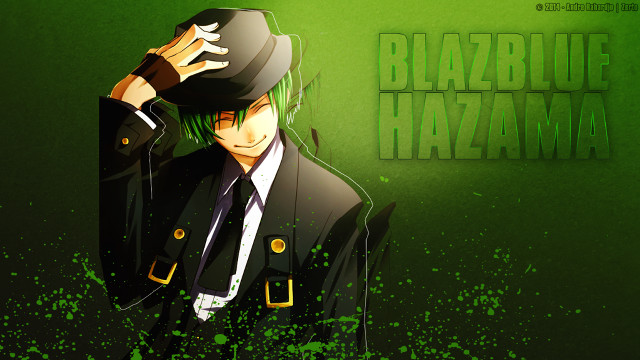 Man suit hat green background free wallpaper for desktop - medium preview image