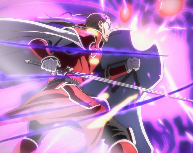 Man red black outfit sword #5 free wallpaper for desktop - medium preview image