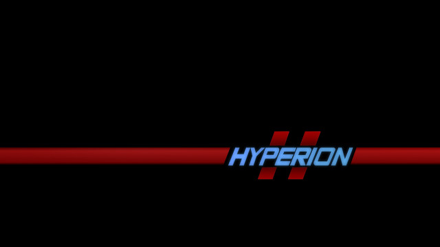 Red blue line hyperion black free wallpaper for desktop - medium preview image