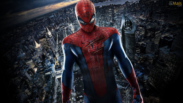 Man spider suit cityscape night #6 free wallpaper for desktop - medium preview image