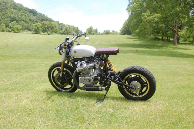 Motorcycle forest field lake sky free wallpaper for desktop - medium preview image