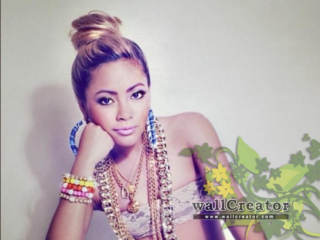 Woman necklaces bun top knot free wallpaper for desktop - medium preview image