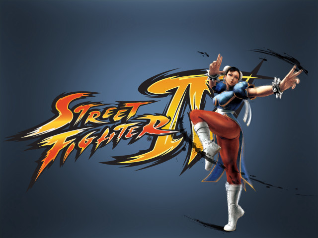 Man street fighter kick fist free wallpaper for desktop - medium preview image
