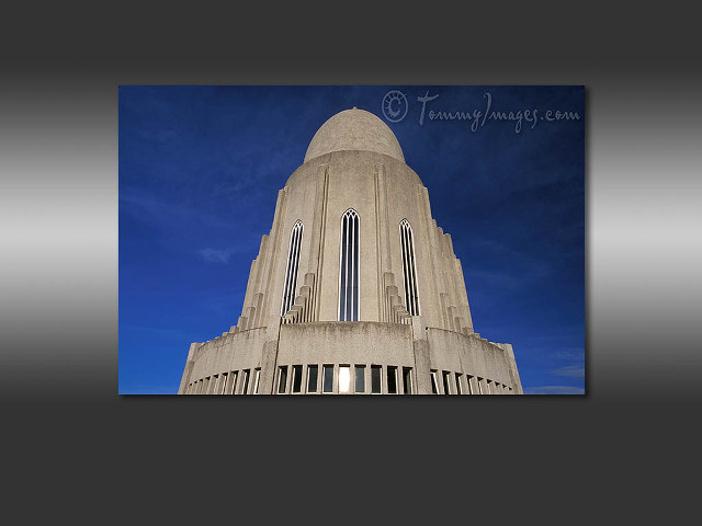 Large building clock artdeco tiltshift free wallpaper for desktop - medium preview image