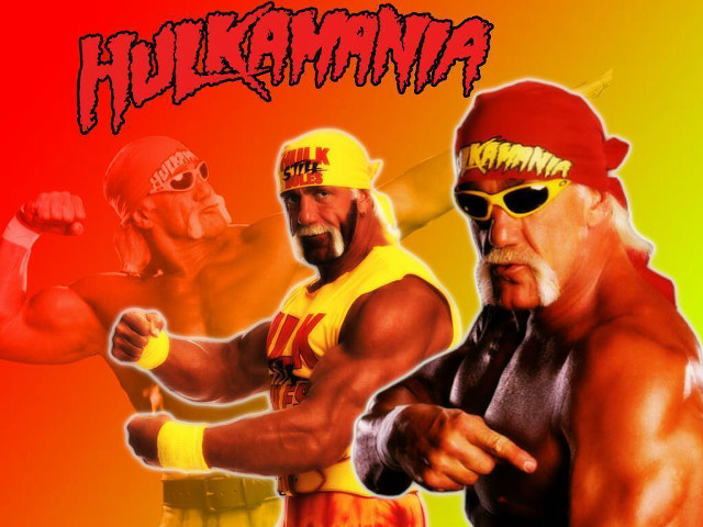 Wrestlers match hulkamama side hulkamama free wallpaper for desktop - medium preview image