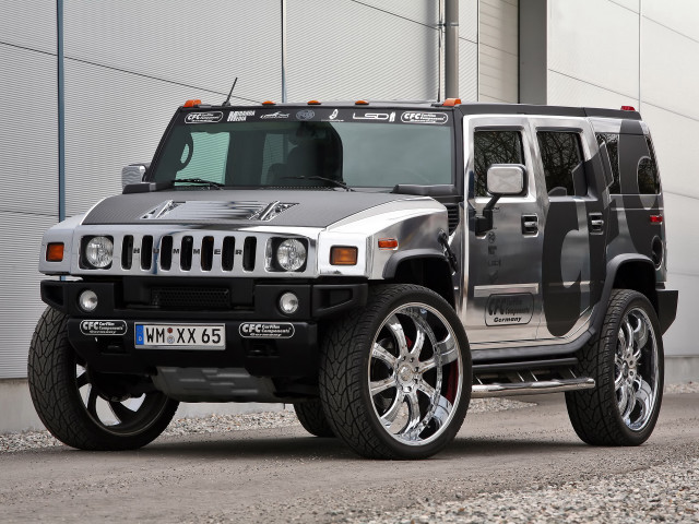 Hummer parked building large door free wallpaper for desktop - medium preview image